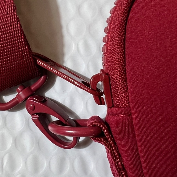 Sephora X Dagne Dover Crossbody Phone Bag Burgundy Red Neoprene - Picture 5 of 7